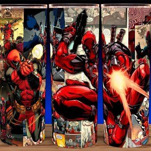 Deadpool Comic Book Super Hero Cup Mug Tumbler 20oz